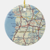 ホモササ春とダードシティヴィンテージマップ セラミックオーナメント (裏面)