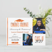 ホモダントホワイト&オレンジグラッド2枚発表 案内状 (スタンド正面)