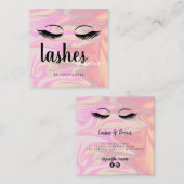 ホモダンログエレガントラフィックの点滅 スクエア名刺 (正面/裏面)