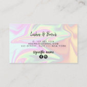 ホモダンログエレガントラフィックの点滅 名刺 (裏面)