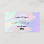 ホモダンログエレガントラフィックの点滅 名刺 (裏面)