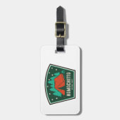 ホモチトナショナルフォレストのミシシッピのキャンプ ラゲッジタグ (正面縦)