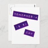 ホモフォビアはゲイだII ポストカード (正面/裏面)