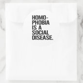 ホモフォビアは社会病である ラウンドシール (バッグ)