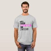 ホモフォビア支持者と難民を交換希望 Tシャツ (正面フル)