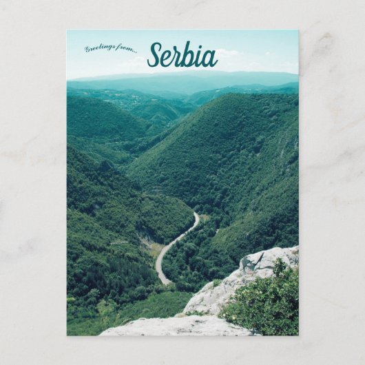 ホモリエ山脈セルビア ポストカード (正面)