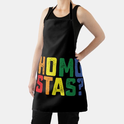 ホモ・エススペインのサ・メキおもしろいシコ・ゲイプライドLGBTQ エプロン (インサイチュ)
