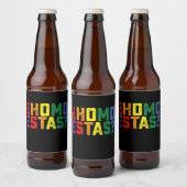 ホモ・エススペインのサ・メキおもしろいシコ・ゲイプライドLGBTQ ビールラベル (ボトル)