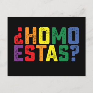 ホモ・エススペインのサ・メキおもしろいシコ・ゲイプライドLGBTQ ポストカード