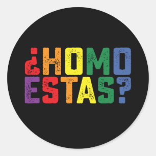 ホモ・エススペインのサ・メキおもしろいシコ・ゲイプライドLGBTQ ラウンドシール