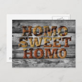 ホモ・スウィート・ホモゲイ・ホームステーダー! ポストカード (正面/裏面)