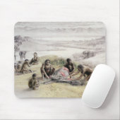 ホモ・ハビリスによって占められるキャンプの印象 マウスパッド (マウス)