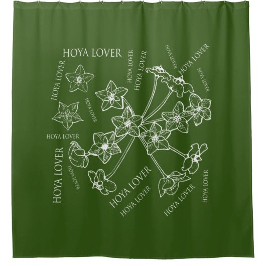 ホヤ恋人 シャワーカーテン (正面)