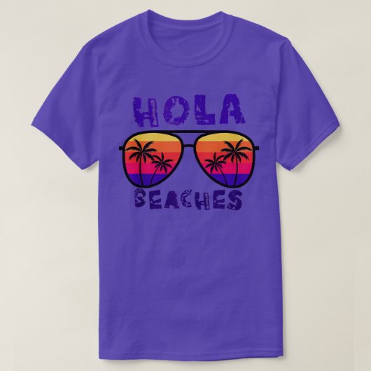 ホラおもしろいビーチサマーグラスクルーズバケーション Tシャツ (デザイン正面)