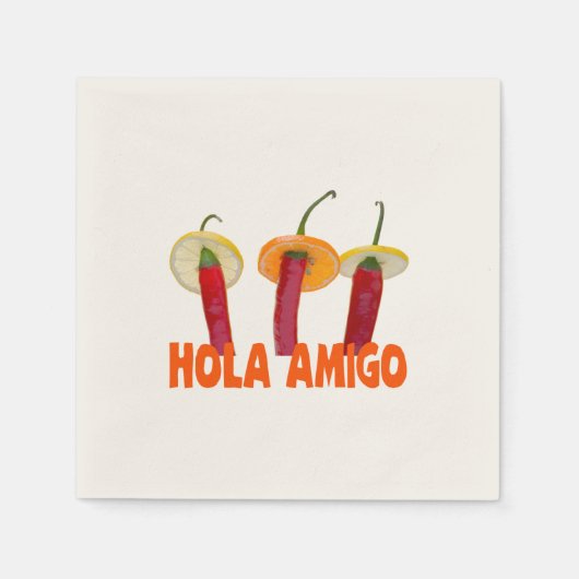 ホラアミゴ スタンダードカクテルナプキン (正面)