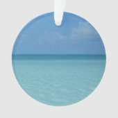 ホライズンカリブのトロピカルターコイズブルー オーナメント (正面)