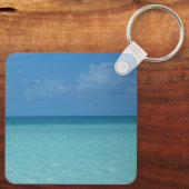 ホライズンカリブのトロピカルターコイズブルー キーホルダー (裏面)