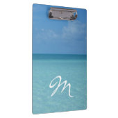 ホライズンカリブのトロピカルターコイズブルー クリップボード (右)