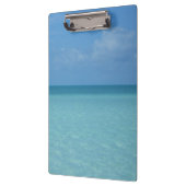 ホライズンカリブのトロピカルターコイズブルー クリップボード (左)