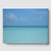 ホライズンカリブのトロピカルターコイズブルー ゲストブック (裏面)