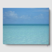 ホライズンカリブのトロピカルターコイズブルー ゲストブック (裏面)