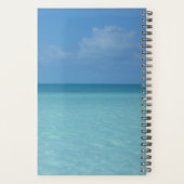 ホライズンカリブのトロピカルターコイズブルー プランナー手帳 (裏面)