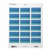 ホライズンカリブのトロピカルターコイズブルー ラベル (フルシート)