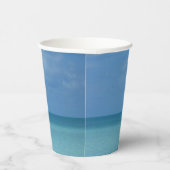 ホライズンカリブのトロピカルターコイズブルー 紙コップ (右)