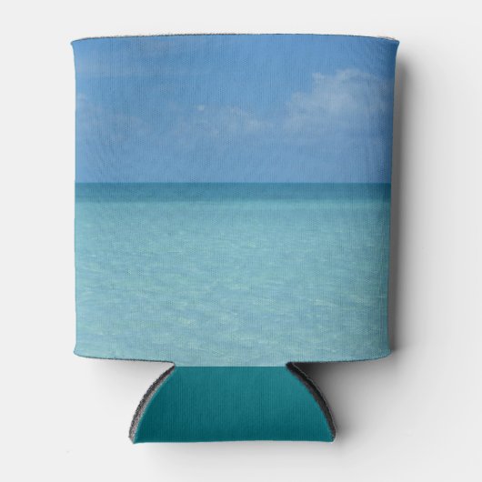 ホライズンカリブのトロピカルターコイズブルー 缶クーラー (正面)