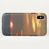 ホライズンサンセットカラフルシースケープ写真 Case-Mate iPhoneケース (裏面(横))