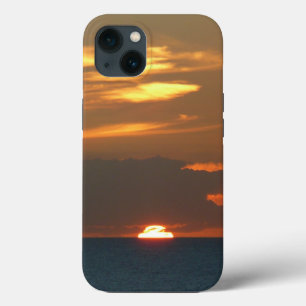 ホライズンサンセットカラフルシースケープ写真 iPhone 13ケース
