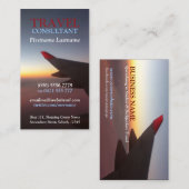 ホライズントラベルフライト名刺 名刺 (正面/裏面)