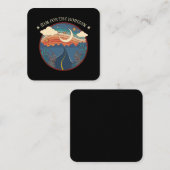 ホライズン旅行自然道路の旅を目指す スクエア名刺 (正面/裏面)