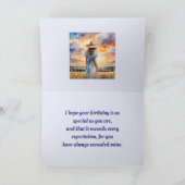 ホライズン誕生日カード サンキューカード (内部)