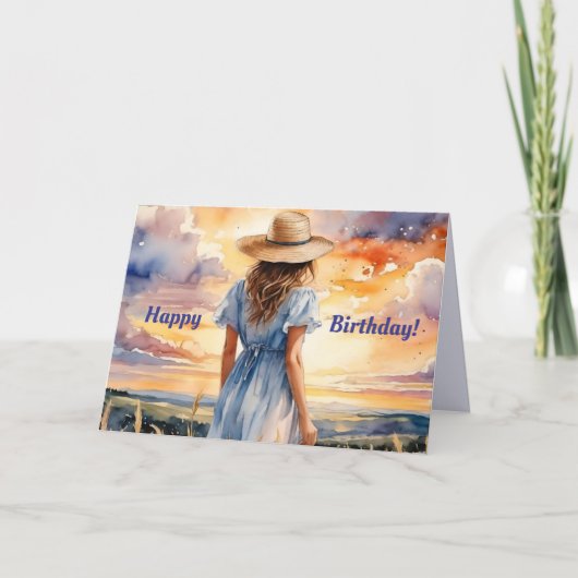 ホライズン誕生日カード サンキューカード (正面)