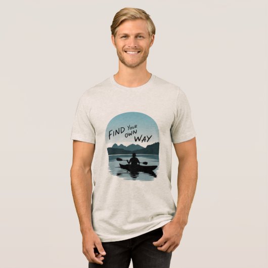 ホライズン・パドラー トライブレンドTシャツ (正面全面)