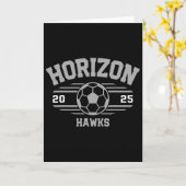 ホライズン・ホークス サッカー ビル 2025 カード (黄色い花)