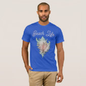 ホラガイ "Beach Life"  Tシャツ (正面フル)