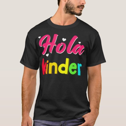 ホラキンダー新学期スペインの幼稚園 Tシャツ (正面)
