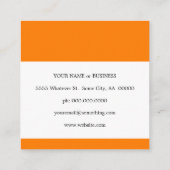 ホラスノンブルスクエア スクエア名刺 (裏面)