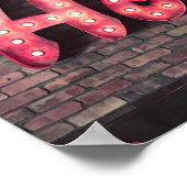 ホラスペインのハローネオンサイン ポスター (角)