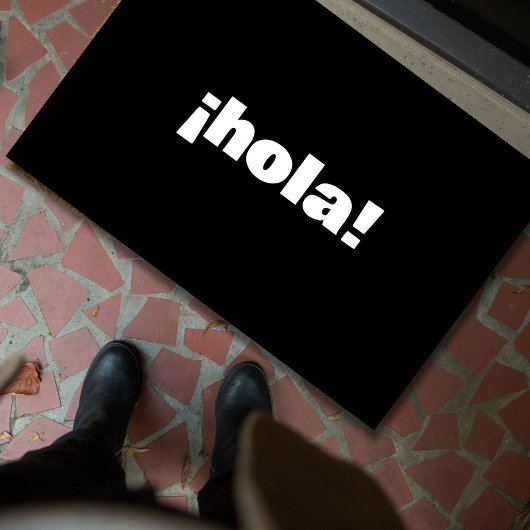 ホラスペインのミモダンマルタイポグラフィ ドアマット