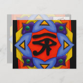 ホラス葉書の目 ポストカード (正面/裏面)