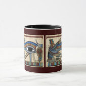 ホラス・エジプト美術のマグカップの目 マグカップ (中央)
