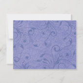 ホラチェアダンスユダヤ結婚人の返信カード 出欠カード (裏面)