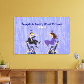 ホラチェアダンスB'nai B'not（ユダヤ教の）バル・ミツバーサインインボード キャンバスプリント (インサイチュ (リビング))
