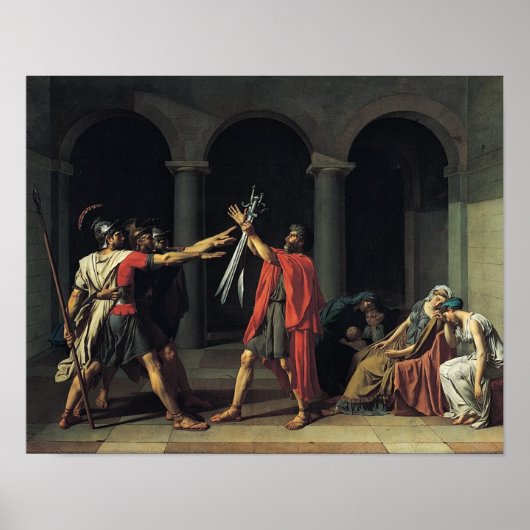 ホラティの誓い ポスター (正面)