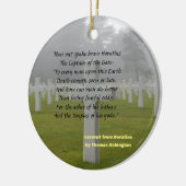 ホラティウスからの抜粋 セラミックオーナメント (左)