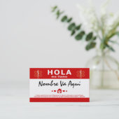 ホラテンゴマスコタスエンカーサ 名刺 (スタンド正面)