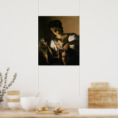 ホラフェルネスの頭を持つジュディス， 1615 ポスター (キッチン)